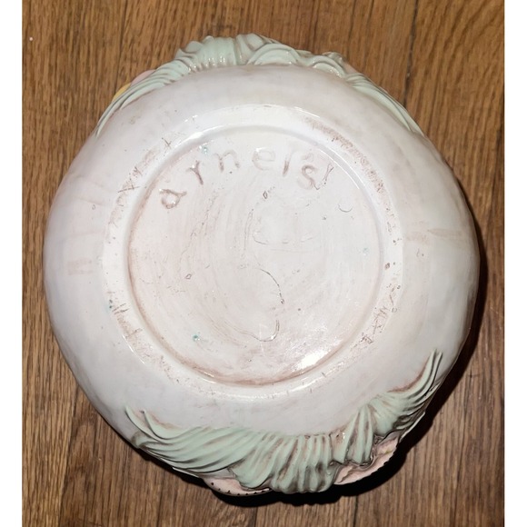 Arnels Mushroom Ceramic 11 Inch Cookie Jar / Canister Tan Mushroom Cap - Picture 12 of 15